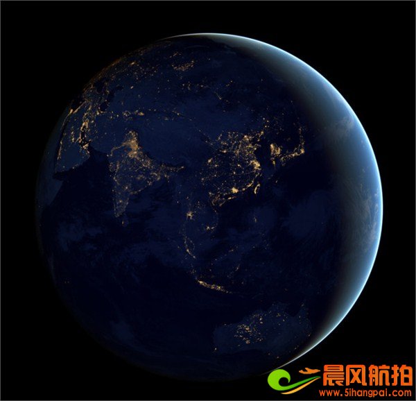 夜晚的地球：NASA航拍世界各大城市夜景图(组图)