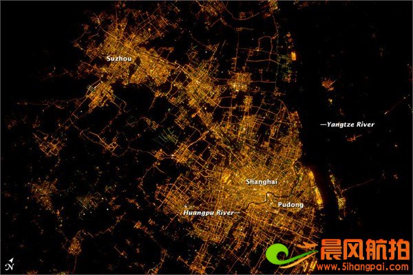 夜晚的地球：NASA航拍世界各大城市夜景图(组图)