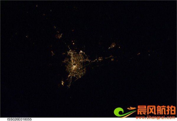夜晚的地球：NASA航拍世界各大城市夜景图(组图)