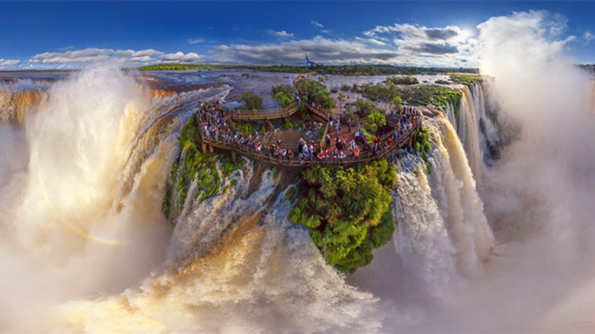 伊瓜苏瀑布航拍（Iguazu Falls, Argentina and Brazil）