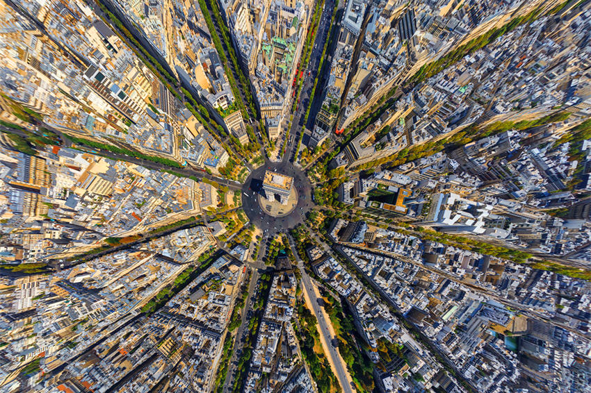 法国巴黎（Paris, France航拍