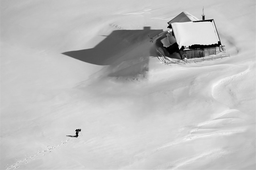 雪地航拍