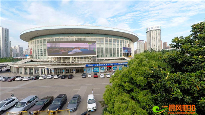 上海体育馆航拍图1