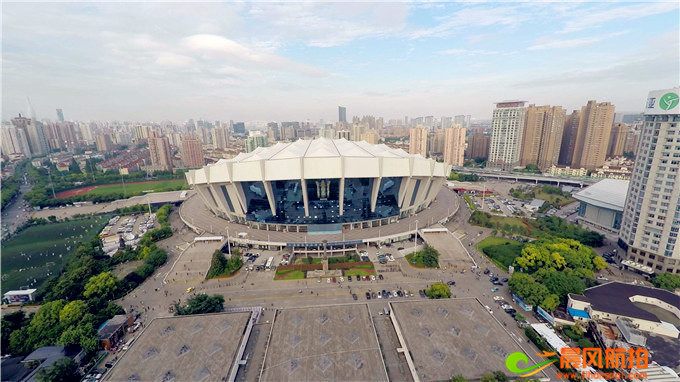 上海体育馆航拍图5