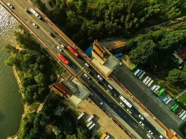 南京长江大桥航拍图