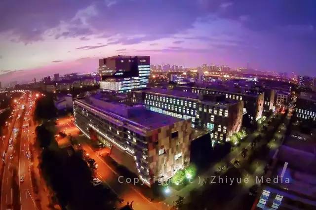 西交利物浦大学夜景航拍